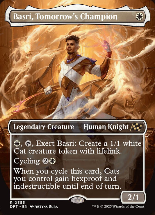 Basri, Tomorrow's Champion (Borderless): Aetherdrift