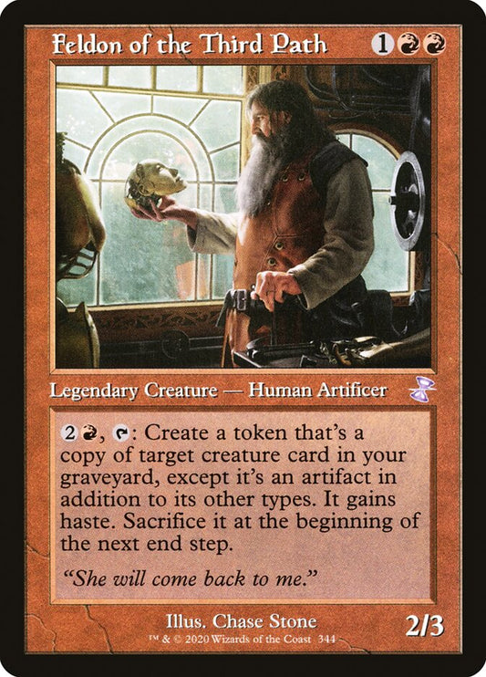 Feldon of the Third Path (Retro Frame) - (Foil): Time Spiral Remastered