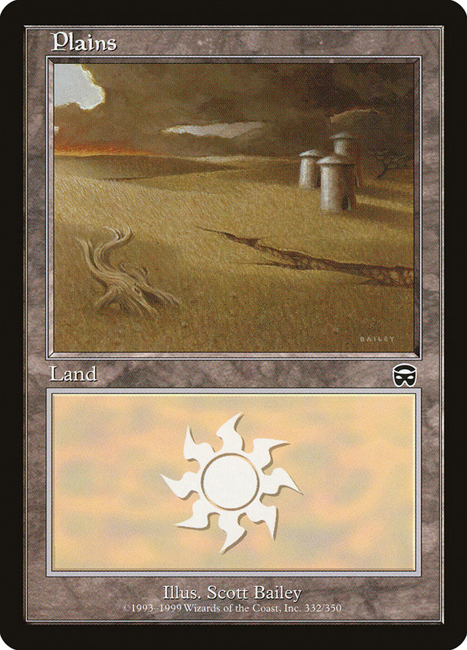 Plains (#332) - (Foil): Mercadian Masques