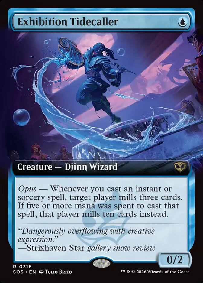 Exhibition Tidecaller - (Foil): Secrets of Strixhaven