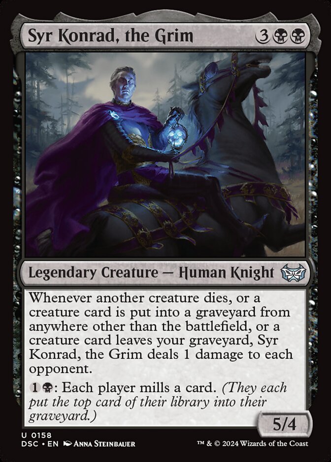 Syr Konrad, the Grim: Duskmourn: House of Horror Commander