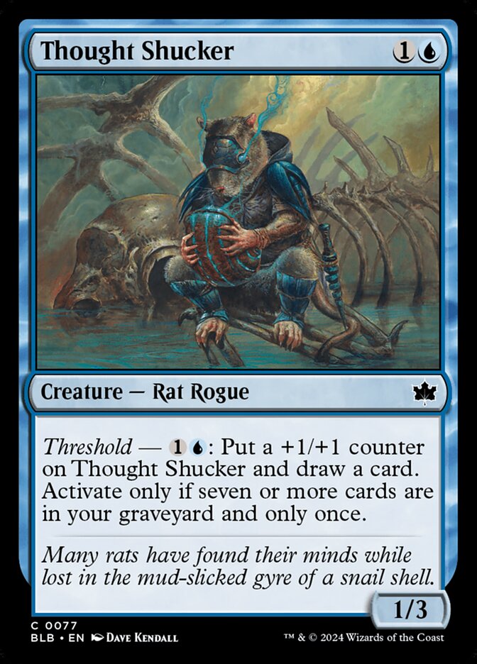Thought Shucker - (Foil): Bloomburrow