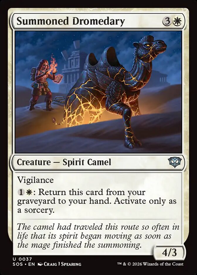 Summoned Dromedary: Secrets of Strixhaven