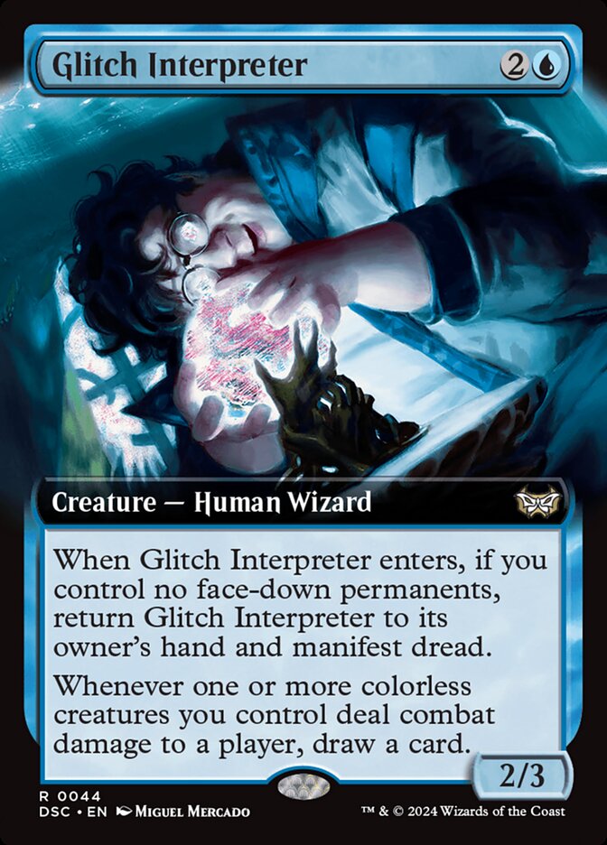 Glitch Interpreter (Extended Art): Duskmourn: House of Horror Commander