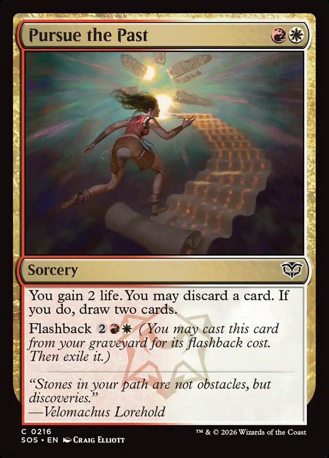 Pursue the Past - (Foil): Secrets of Strixhaven