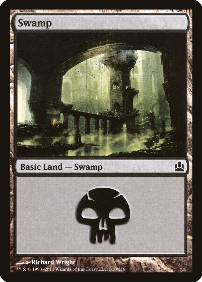 Swamp (#310): Commander 2011