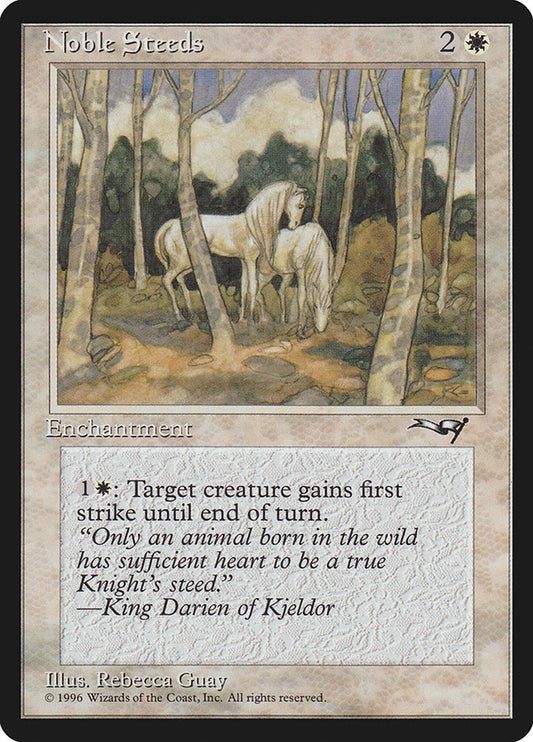 Noble Steeds (Trees): Alliances