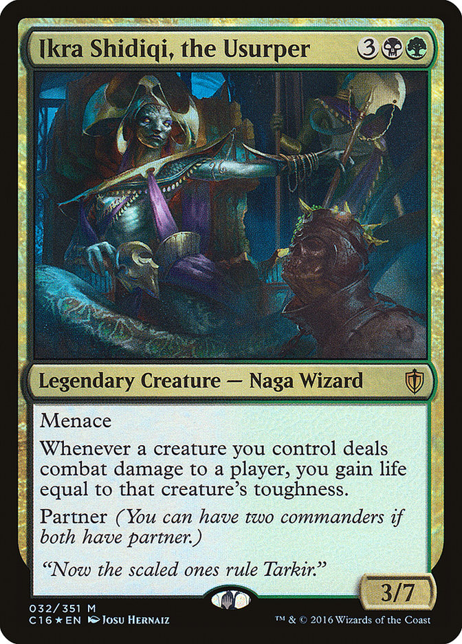 Ikra Shidiqi, the Usurper - (Foil): Commander 2016