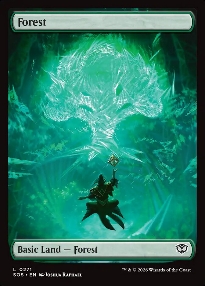 Forest - (Foil): Secrets of Strixhaven