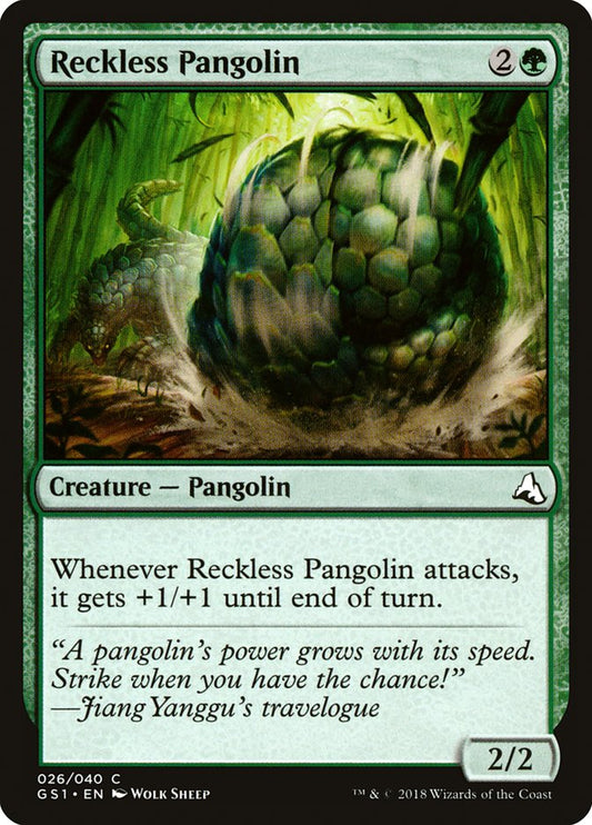 Reckless Pangolin: Global Series Jiang Yanggu & Mu Yanling