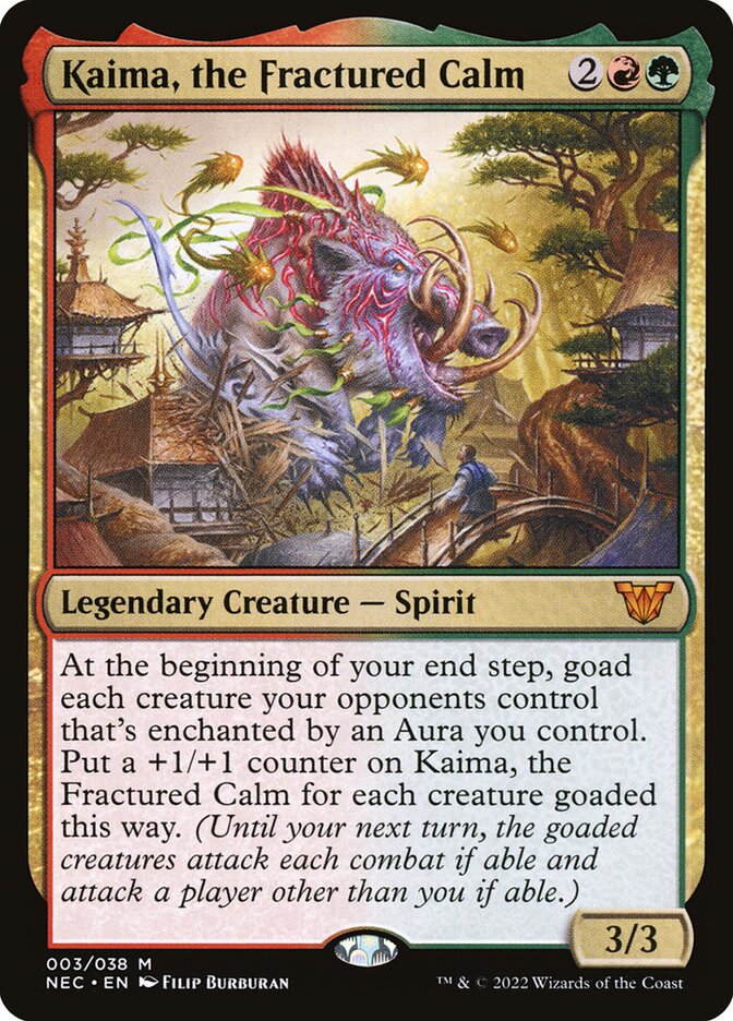 Kaima, the Fractured Calm: Neon Dynasty Commander