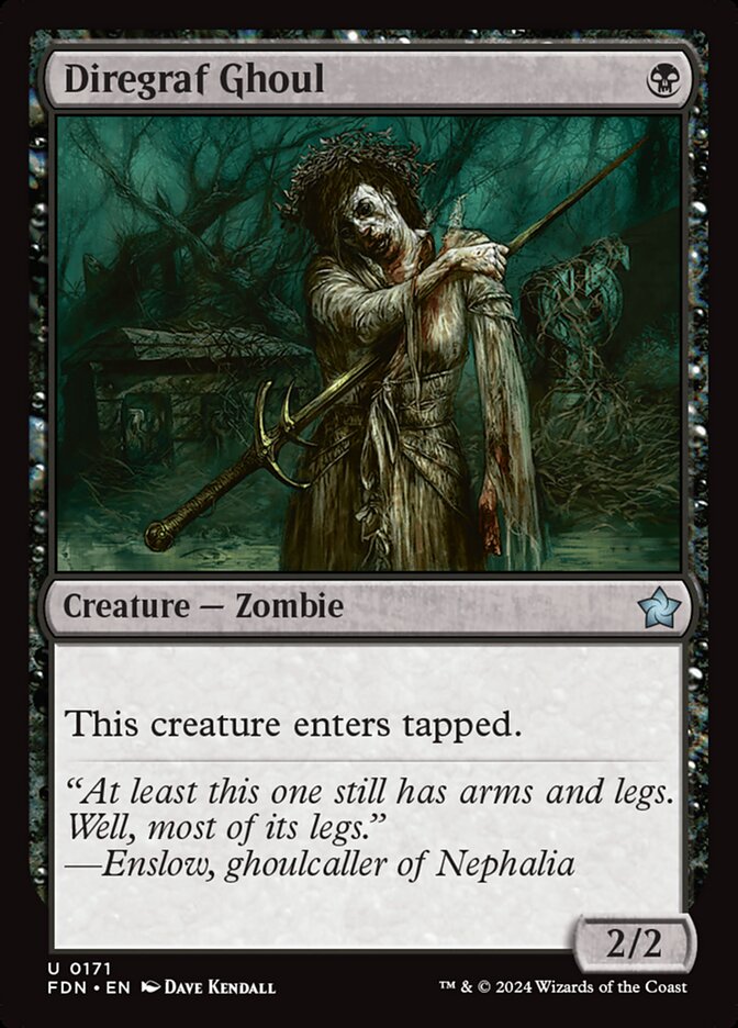 Diregraf Ghoul - (Foil): Foundations