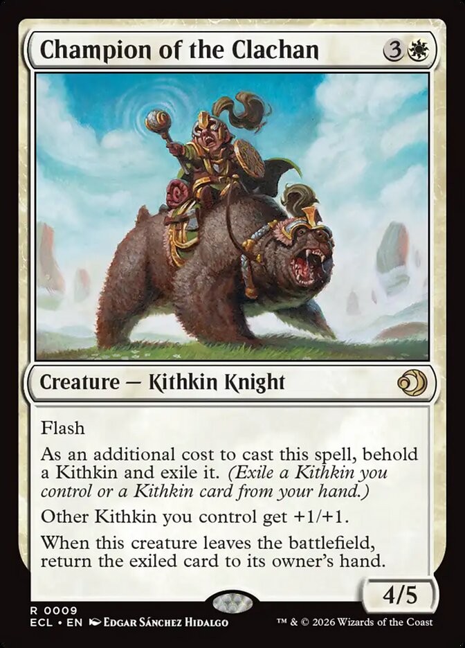Champion of the Clachan - (Foil): Lorwyn Eclipsed