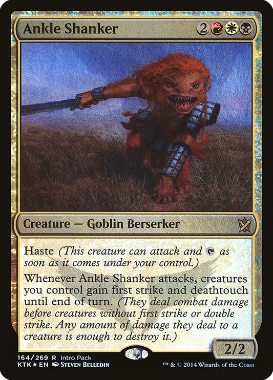 Ankle Shanker (Intro Pack) - (Foil): Khans of Tarkir Promos