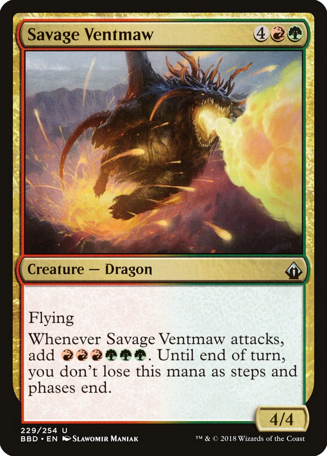 Savage Ventmaw - (Foil): Battlebond