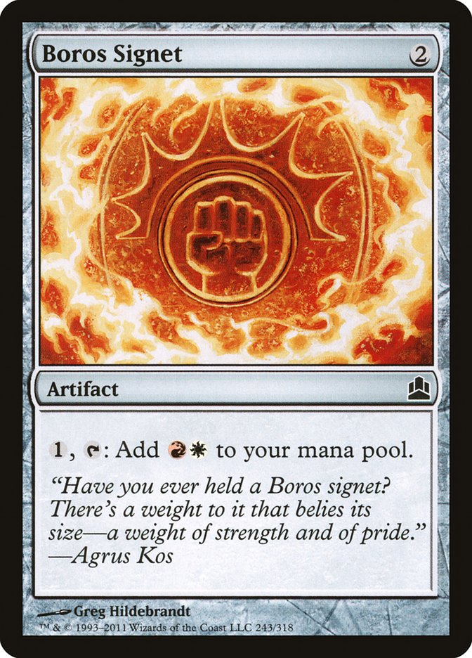 Boros Signet: Commander 2011
