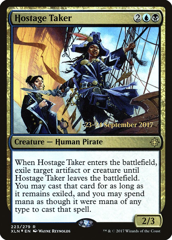Hostage Taker (Prerelease) (Ixalan) - (Foil): Ixalan Promos