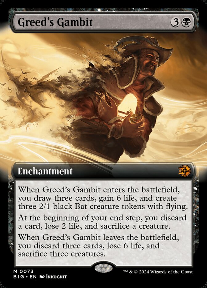 Greed's Gambit (#073) (Extended Art): The Big Score