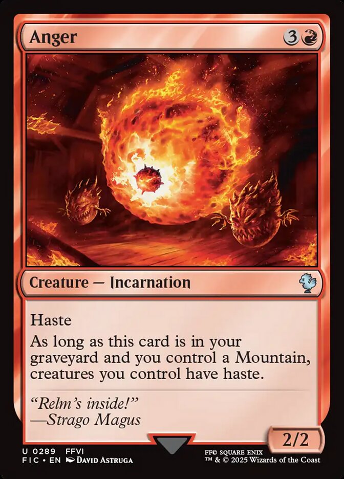 Anger: Final Fantasy Commander