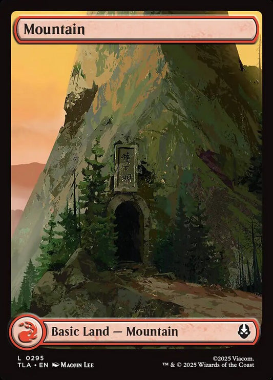 Mountain (#295) (Full Art) - (Foil): Avatar: The Last Airbender