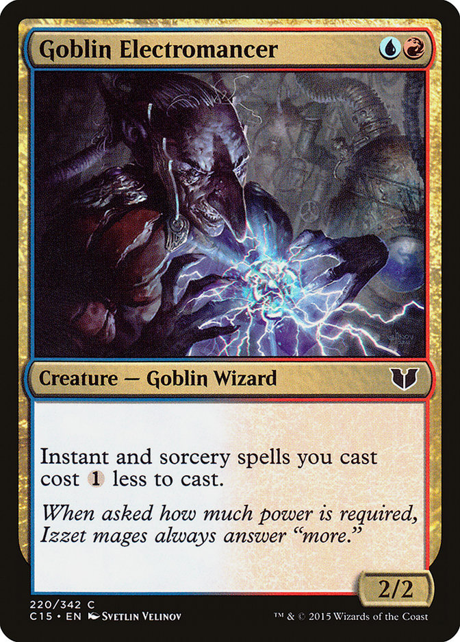 Goblin Electromancer: Commander 2015