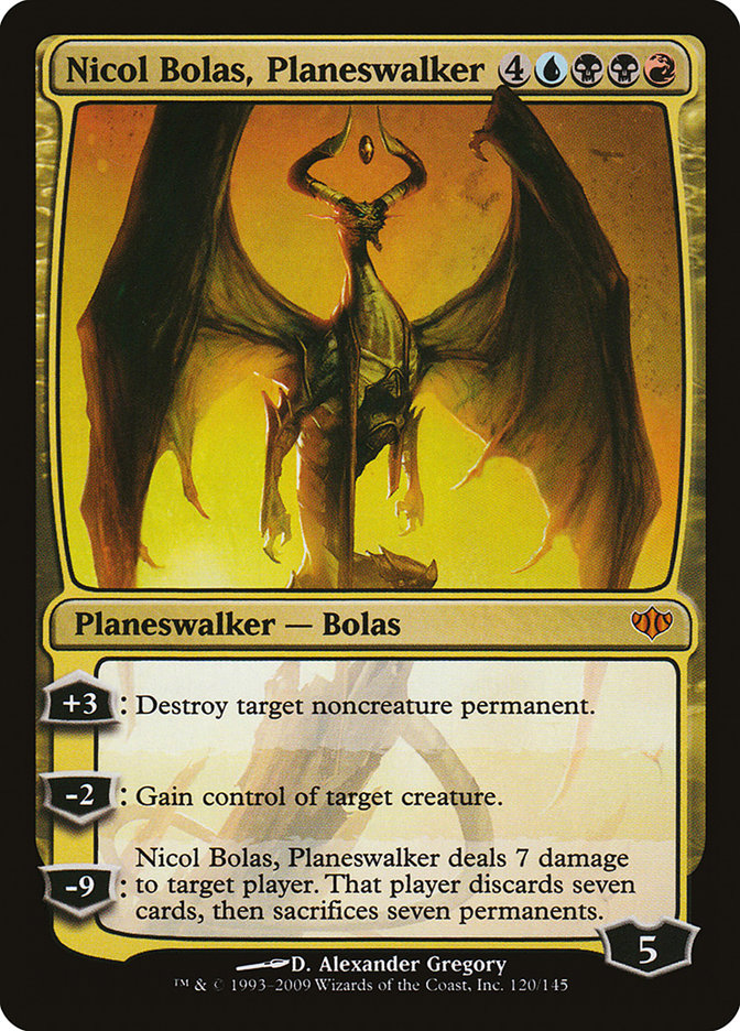 Nicol Bolas, Planeswalker - (Foil): Conflux
