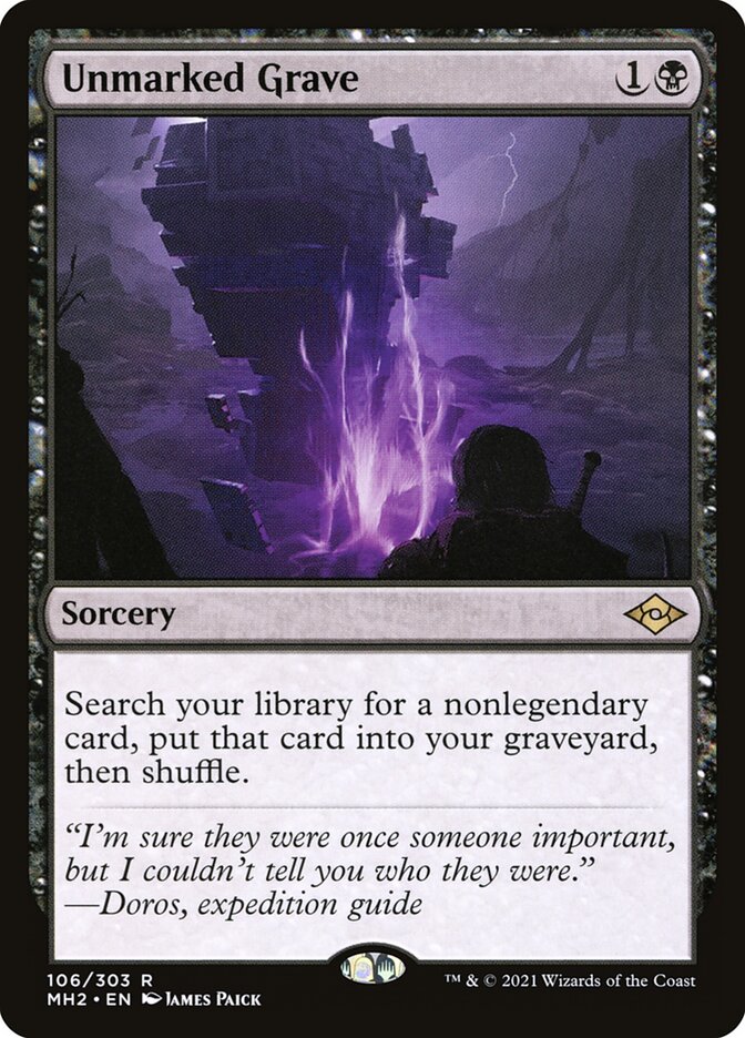 Unmarked Grave: Modern Horizons 2