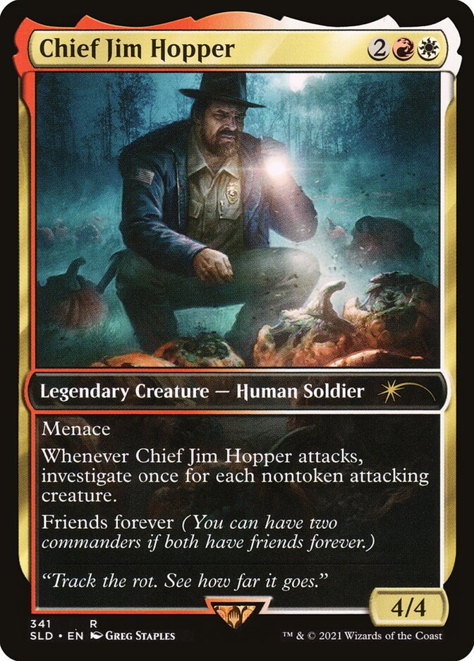 Chief Jim Hopper (Stranger Things) (Secret Lair) (Full Art) - (Foil)