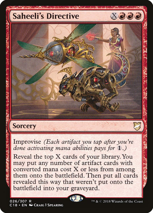 Saheeli's Directive: Commander 2018