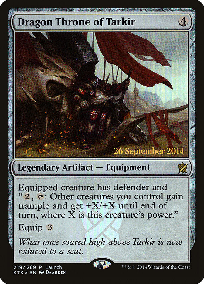 Dragon Throne of Tarkir (Launch) - (Foil): Khans of Tarkir Promos