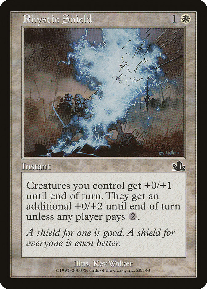Rhystic Shield - (Foil): Prophecy