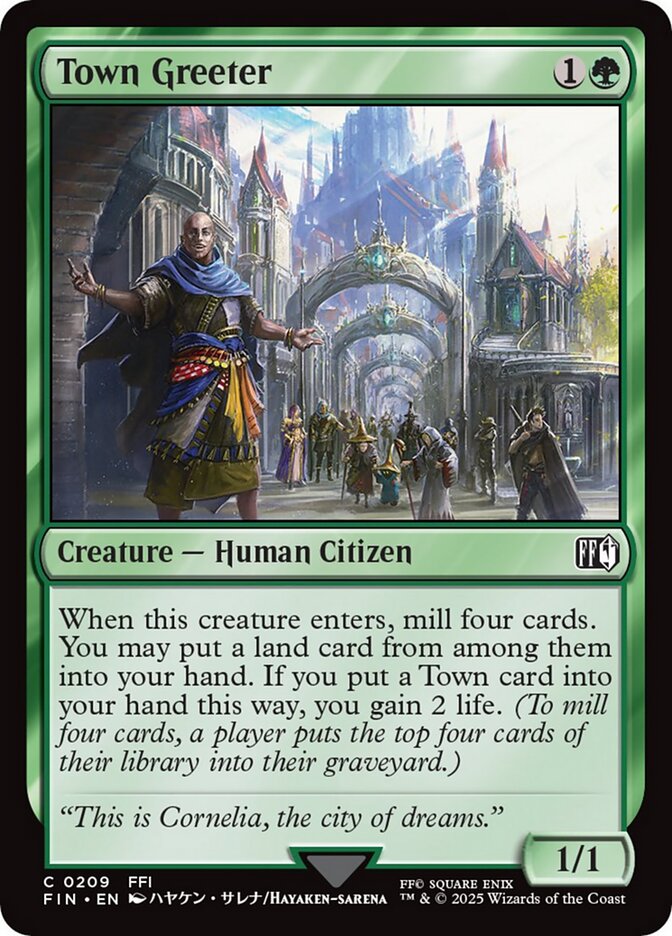 Town Greeter - (Foil): Final Fantasy