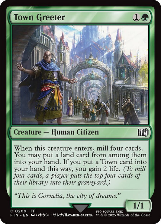 Town Greeter - (Foil): Final Fantasy