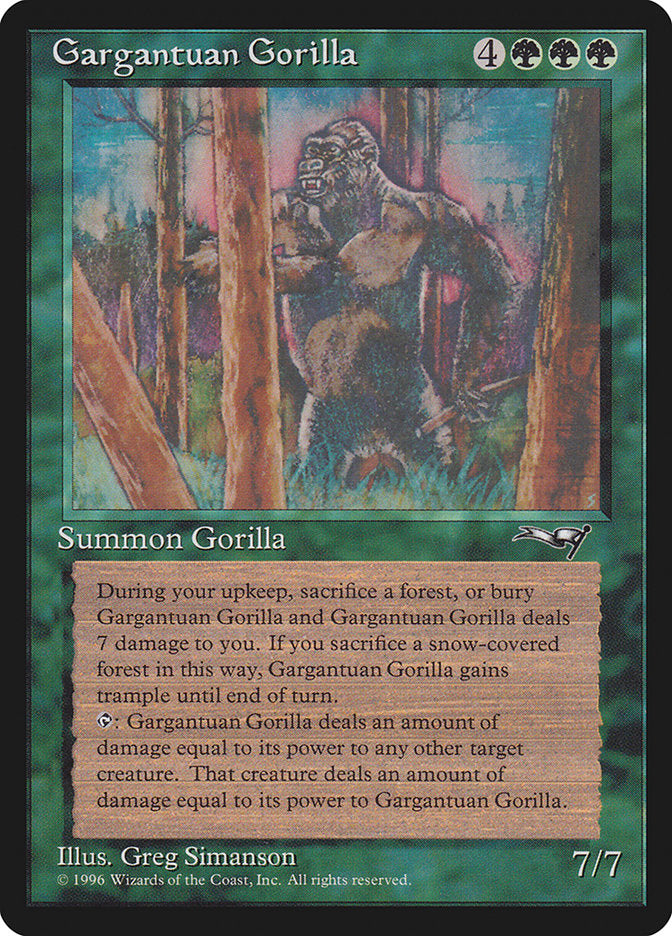 Gargantuan Gorilla: Alliances