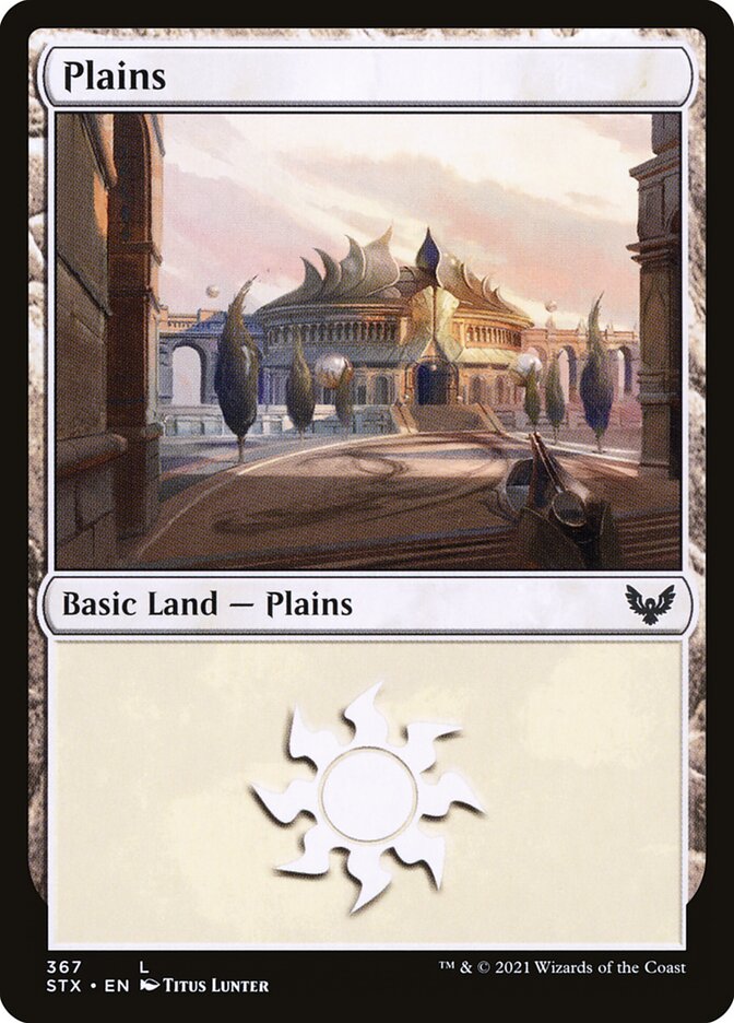 Plains (#367) - (Foil): Strixhaven: School of Mages