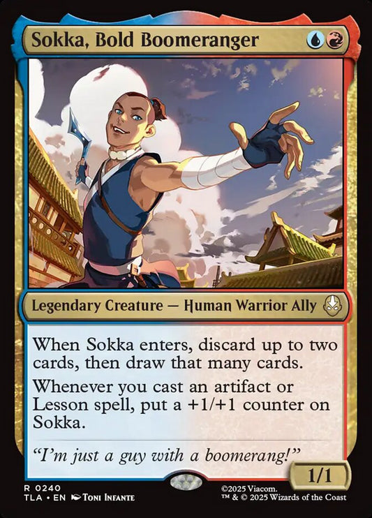 Sokka, Bold Boomeranger: Avatar: The Last Airbender