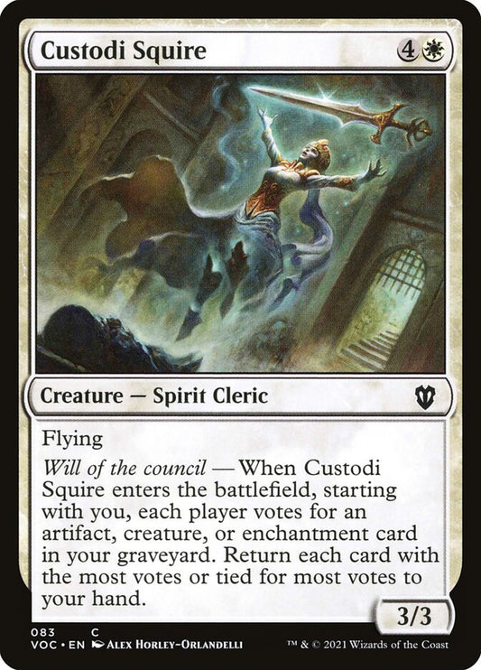Custodi Squire: Crimson Vow Commander