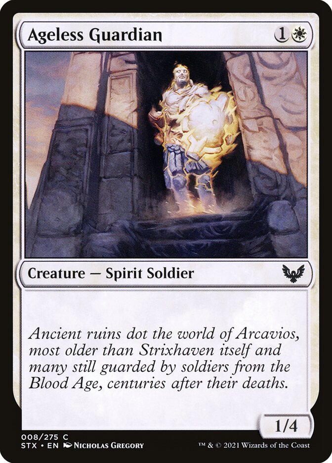 Ageless Guardian - (Foil): Strixhaven: School of Mages