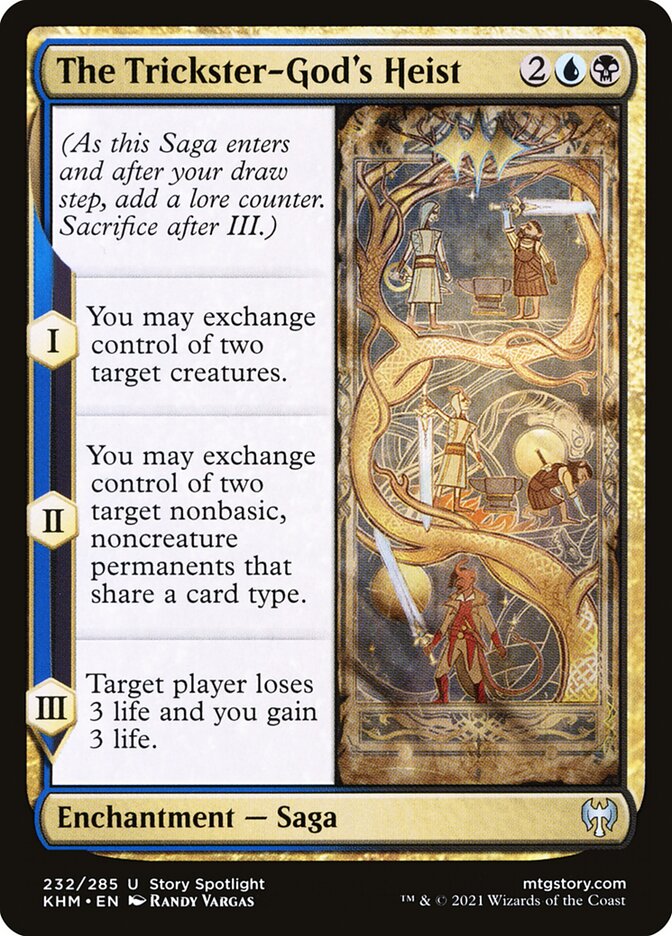 The Trickster-God's Heist - (Foil): Kaldheim