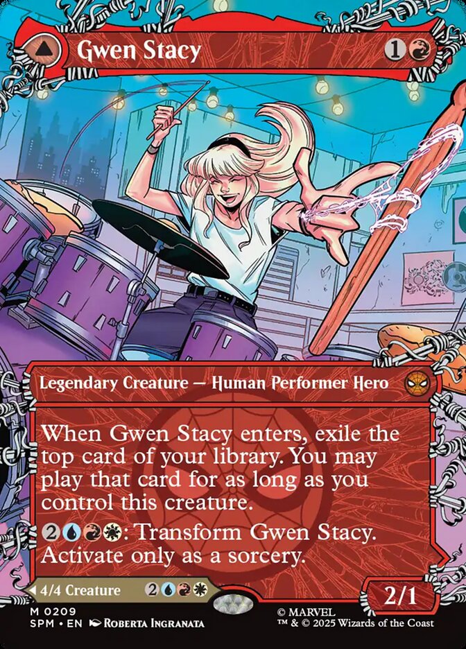Gwen Stacy // Ghost-Spider (#209) (Borderless): Marvel's Spider-Man