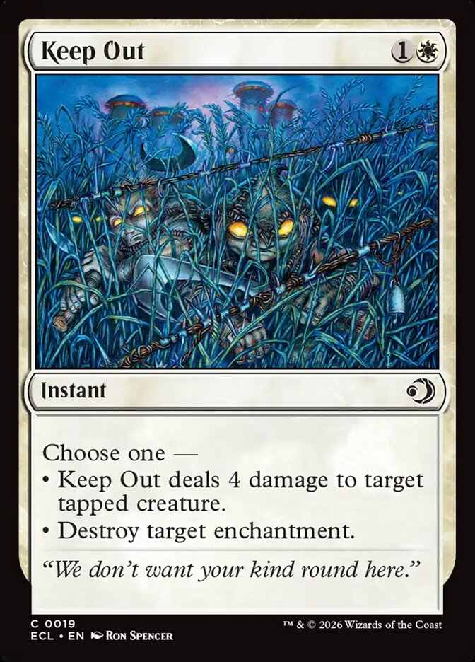 Keep Out - (Foil): Lorwyn Eclipsed