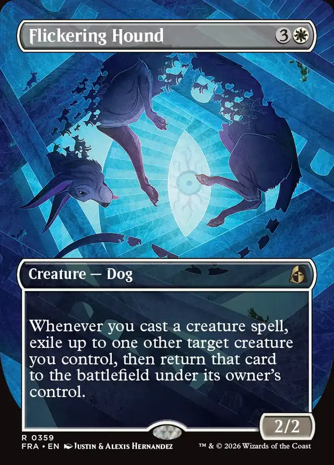 Flickering Hound (Borderless) (#359)