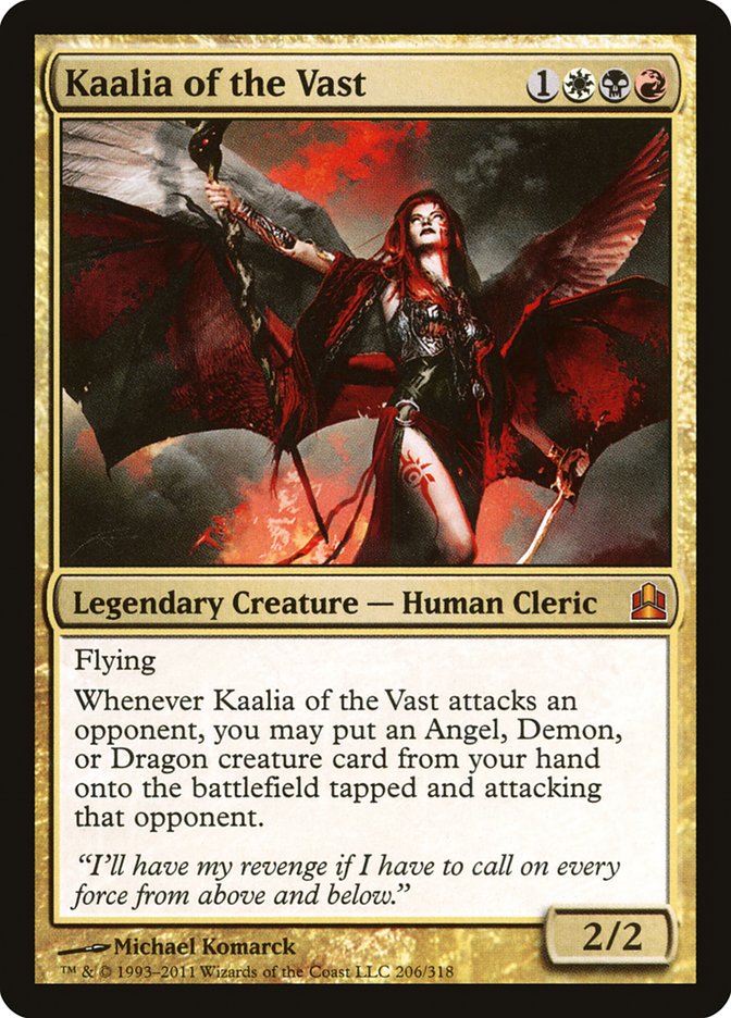 Kaalia of the Vast: Commander 2011