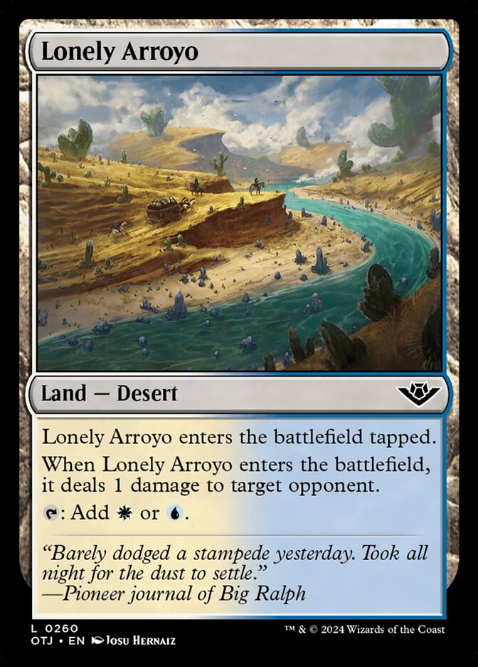 Lonely Arroyo - (Foil): Outlaws of Thunder Junction