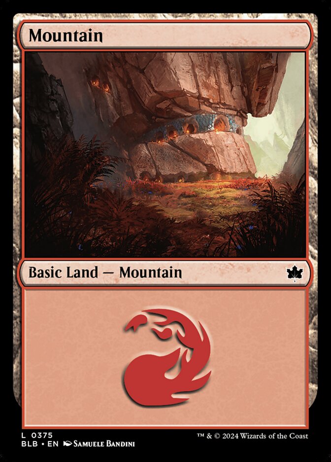 Mountain - (Foil): Bloomburrow