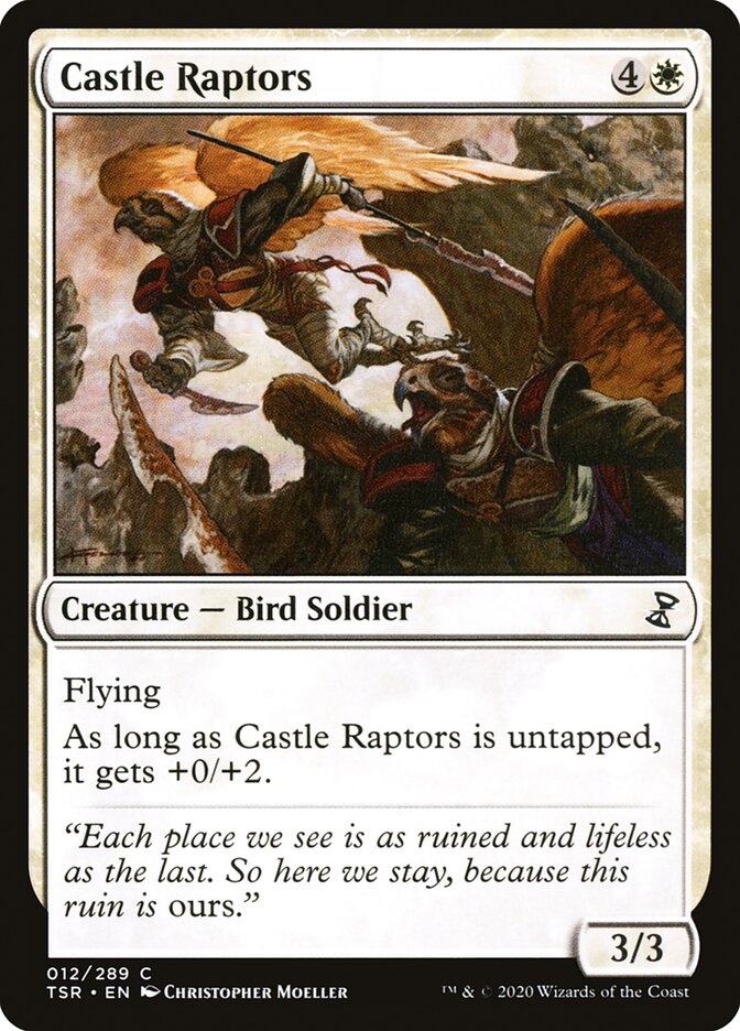 Castle Raptors - (Foil): Time Spiral Remastered