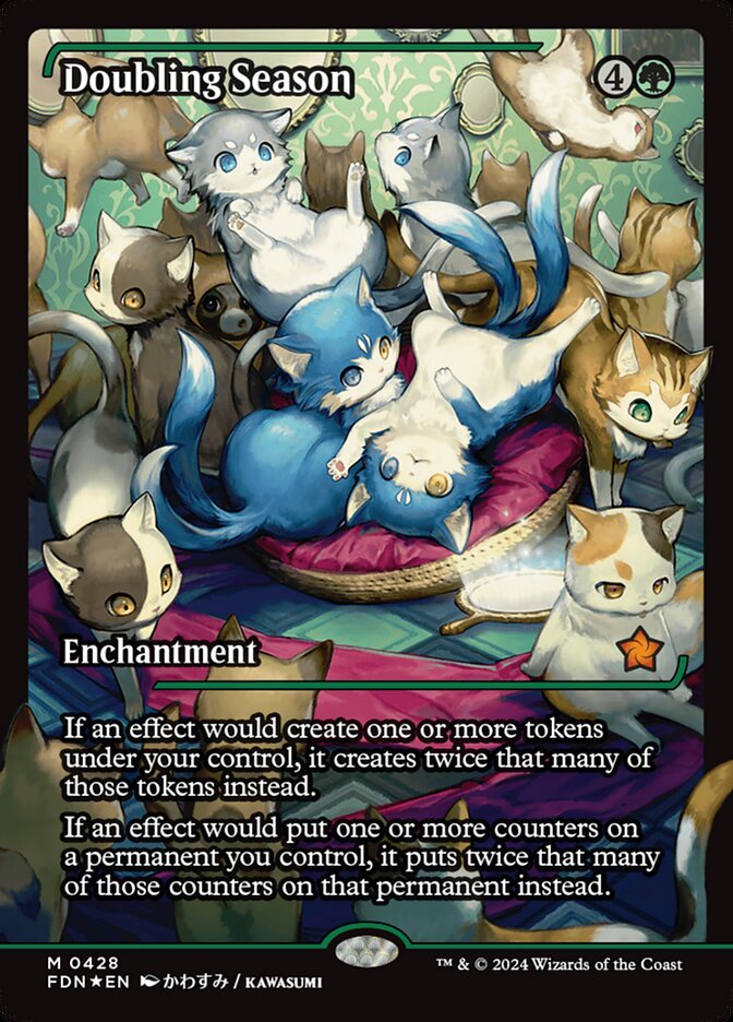 Doubling Season (Showcase) - (Foil): Foundations