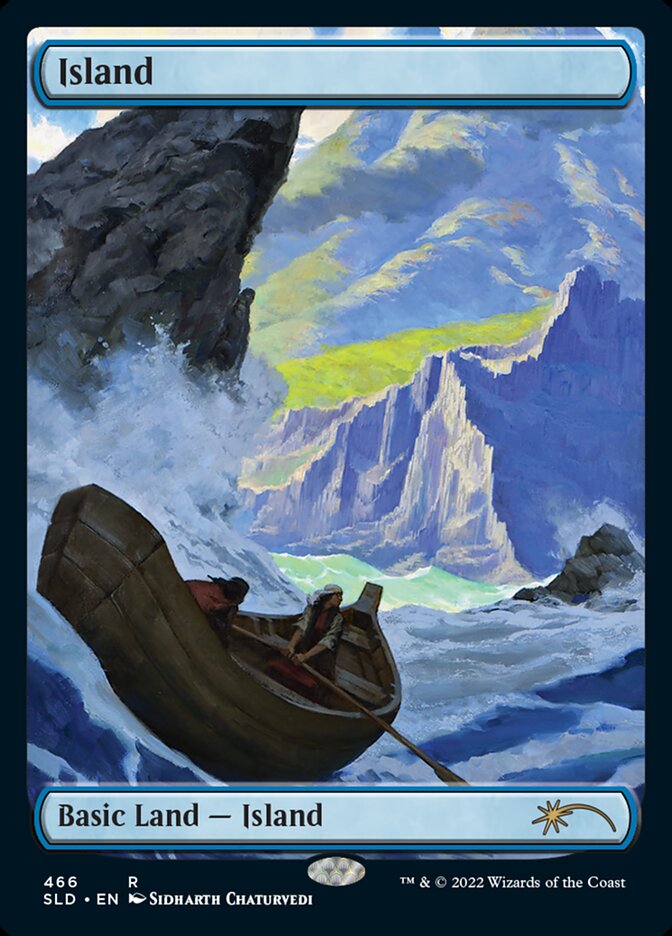 Island (Secret Lair) (#466) (Full Art): Secret Lair Drop