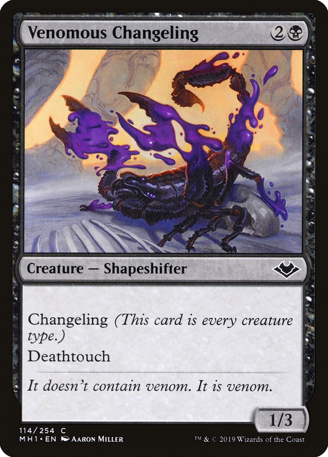 Venomous Changeling: Modern Horizons