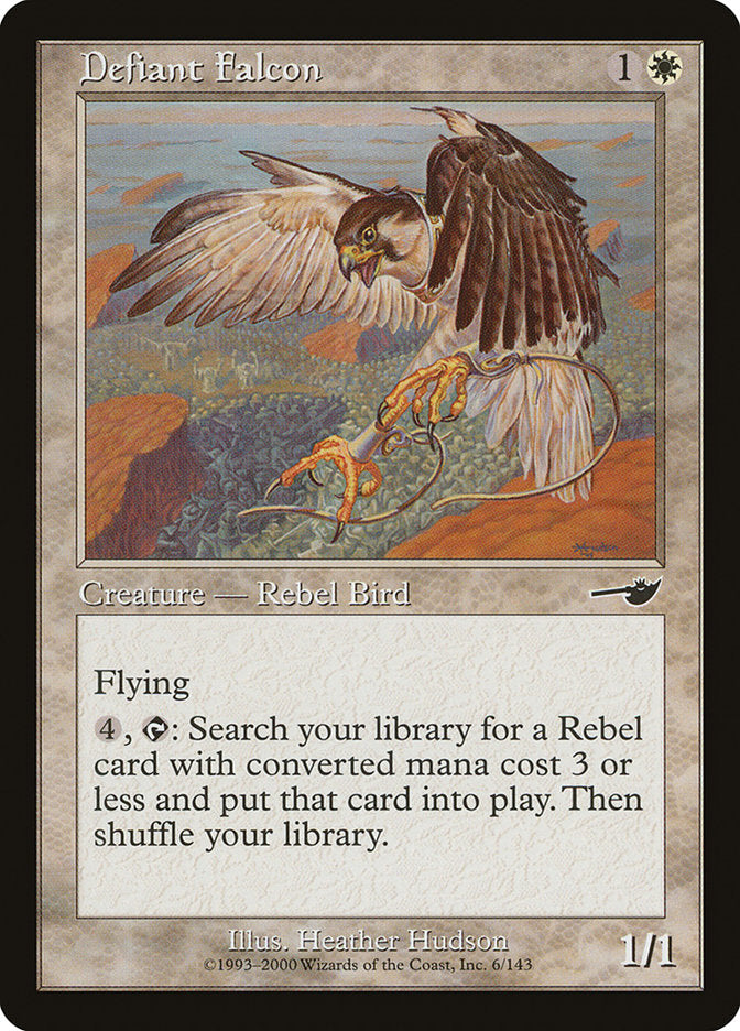 Defiant Falcon - (Foil): Nemesis